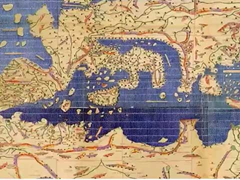 Описание европейской части средиземноморского побережья в сочинении Абу-л-Фиды
